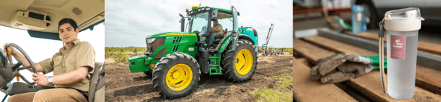 collage DUE farm tractor 2019