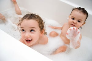 iStock_000010846290Large sisters bubble bath