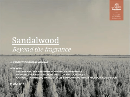 Sandalwood Webinar: Beyond the Fragrance