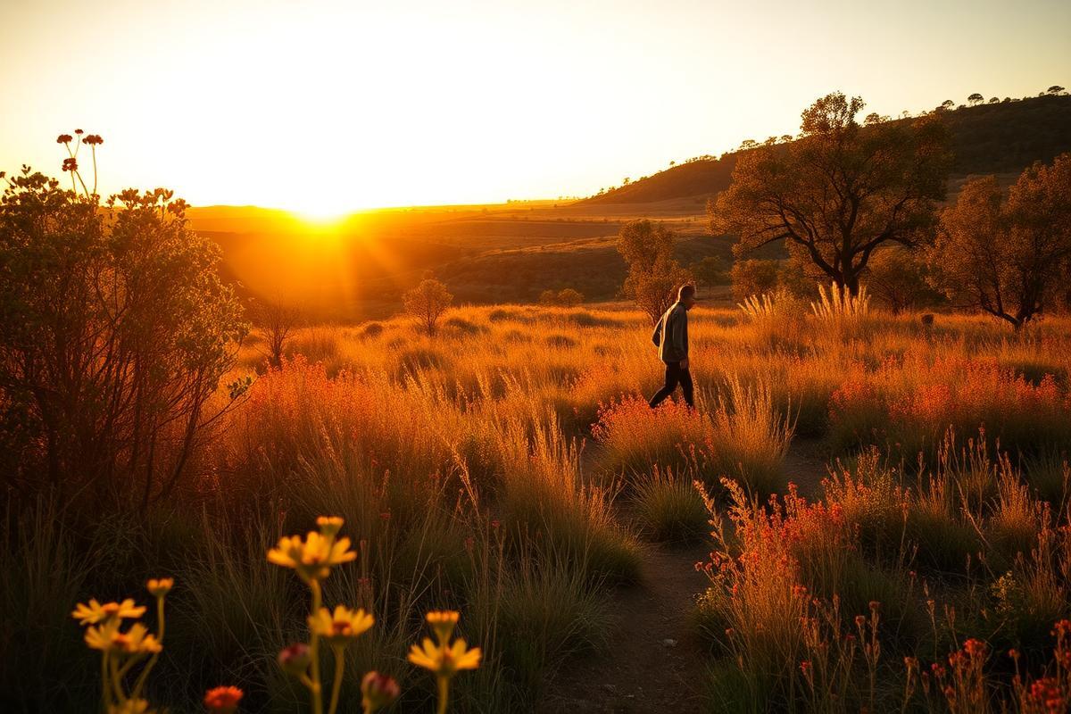 Sun with yellow crops